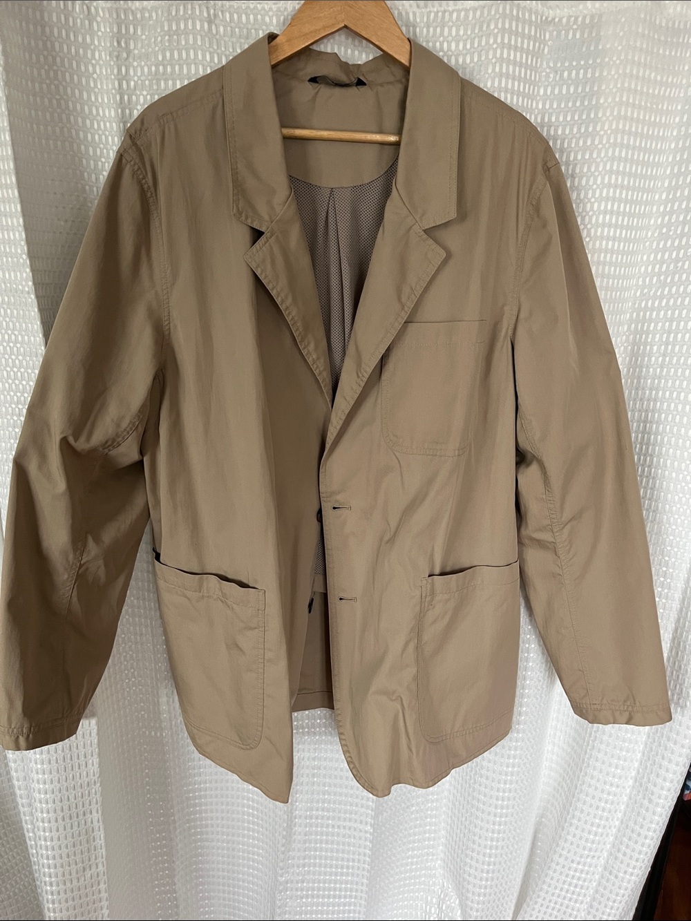 Duluth Trading XL Utility Blazer Travel Safari Field Jacket Hidden Pockets